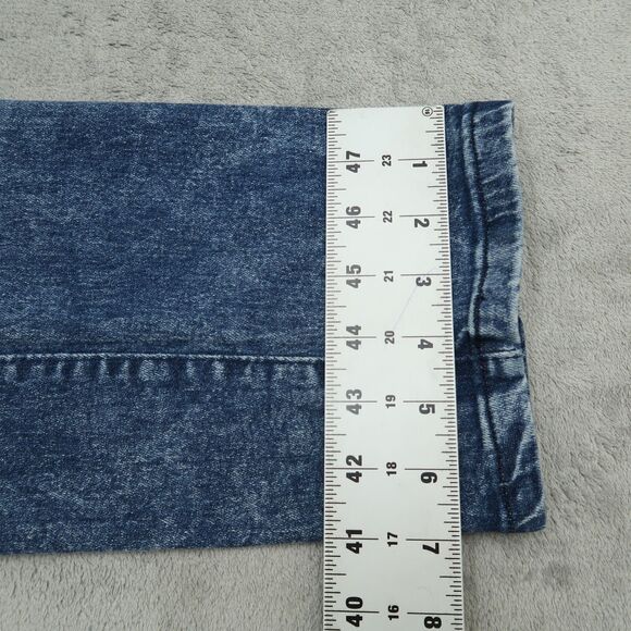 Mecca Moto Jeans Men's 40X32 Blue Stretch Fit Denim Zip Fly Acid Wash New NWT - Picture 4 of 13